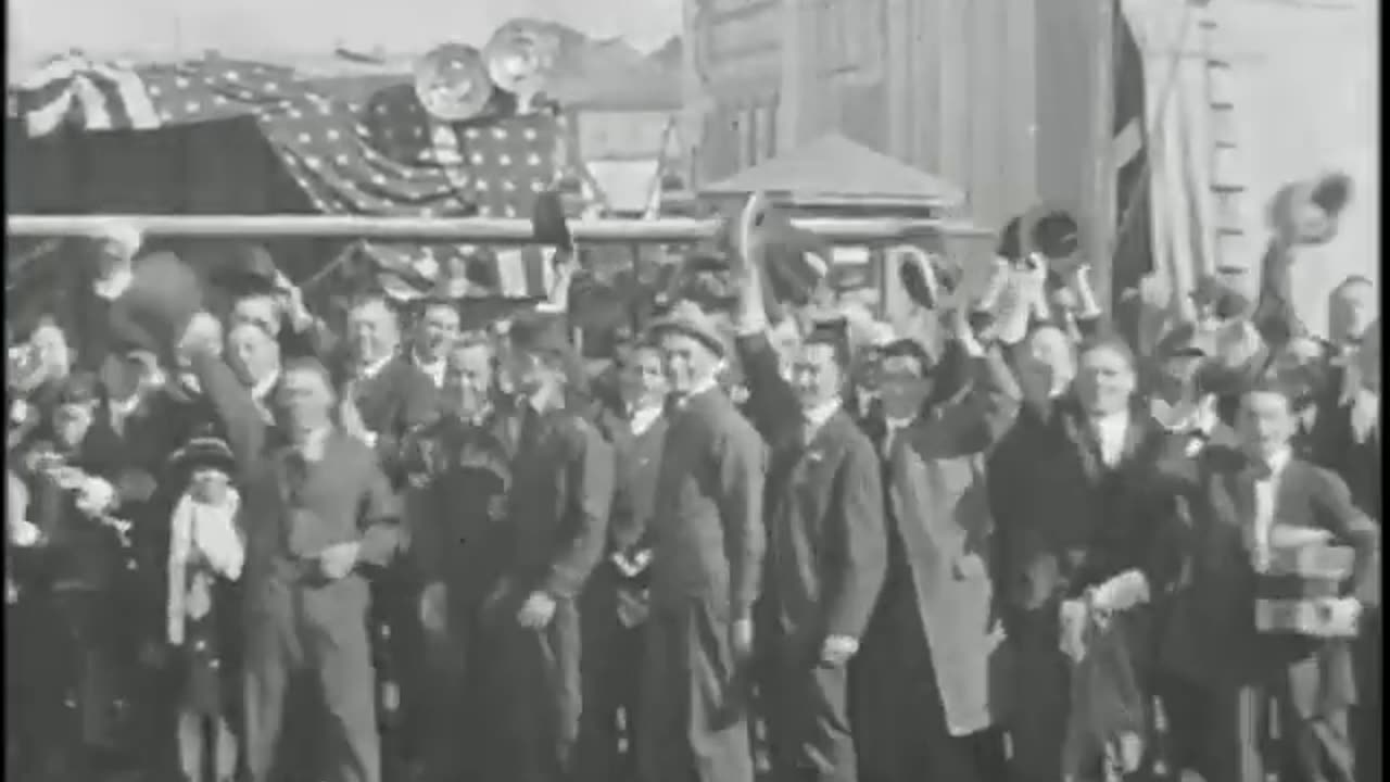 RARE 16mm FOOTAGE_ 1915 Panama-Pacific International Exposition in SAN FRANCISCO