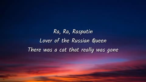 Boney M. Rasputin ( Lyrics )