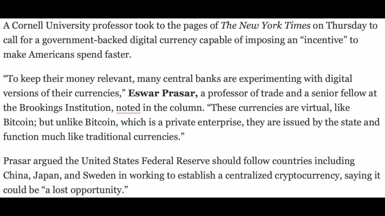 NYT Defends Fed-Backed Crypto