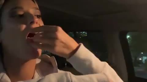 She didn’t know her camera was as on! 😬😳