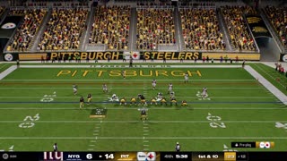 Monday Night Football - Giants @ Steelers - Madden 25 Gameplay