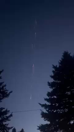 Strange lights over butte montana