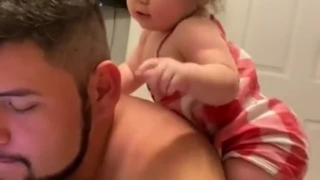 AdoreAble Cute Americans Babies Love with Dady