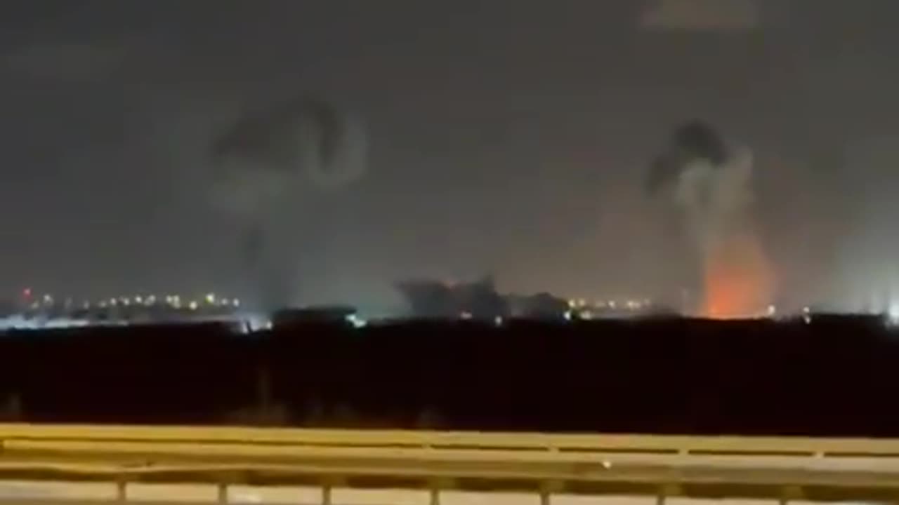 Israeli AD System Hit by an Iranian Missile and Destroyed at Tel Nof Airbase