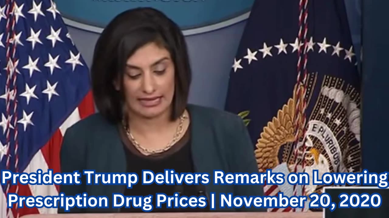 President Trump Delivers Remarks on Lowering Prescription Drug Prices | November 20, 2020