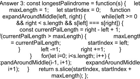 Calculating longest Palindrome substring in the String