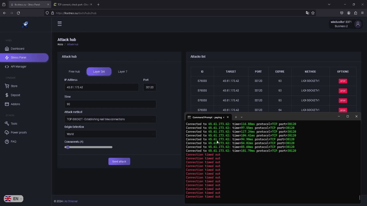 LKXSTRESS VS 300 FIVEM PLAYER SEREVR [2024 BEST IP-STRESSER]