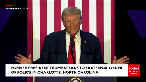 ‘Just Amazing People’: Trump Issues Strong Praise To Police Officers After Union Endorsement
