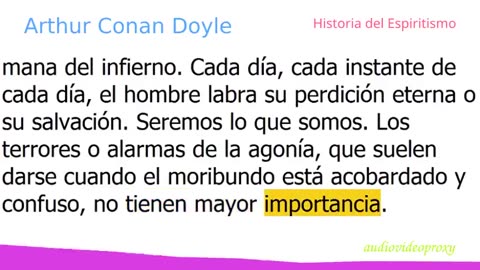 Arthur Conan Doyle - Historia del Espiritismo 5/5