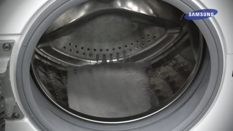 Samsung ecobubble technology in action - Samsung Ecobubble Washing Machine