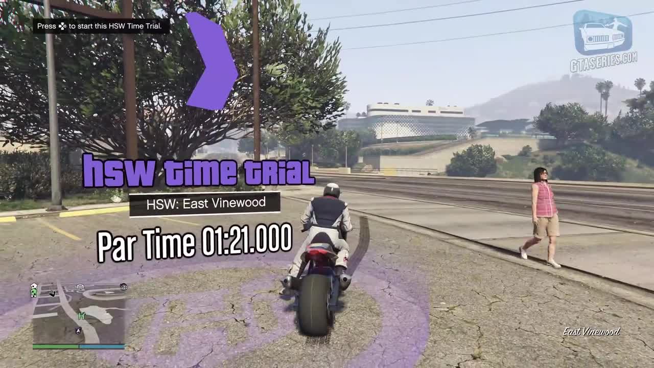 GTA Online HSW Time Trial - East Vinewood [Under Par Time]