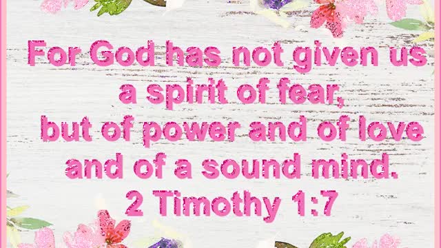 2 Timothy 1:7