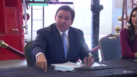 Ron DeSantis spanks the pinko commie media cunts