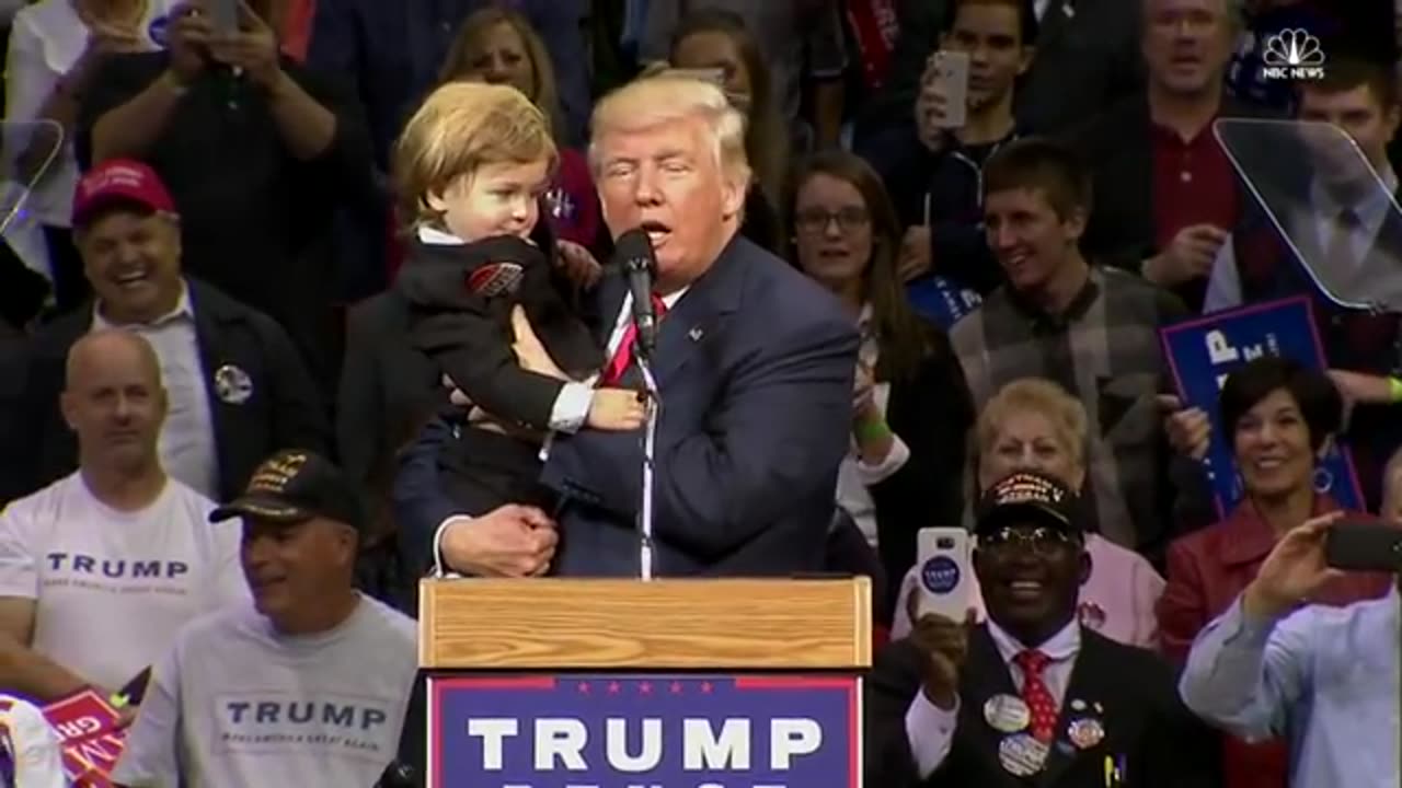 Donald Trump To Baby Look-A-Like Baby: 'You Are Much Too Good Looking' |