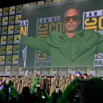 ROBERT DOWNEY JR. CAST AS DOCTOR DOOM!!! | SDCC 2024 Crowd Reaction | Marvel Studios