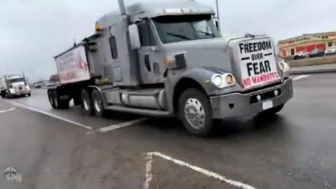 Freedom Convoy 2022 footage