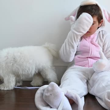 Newborn Baby Bunnies Snuggle and Sleep