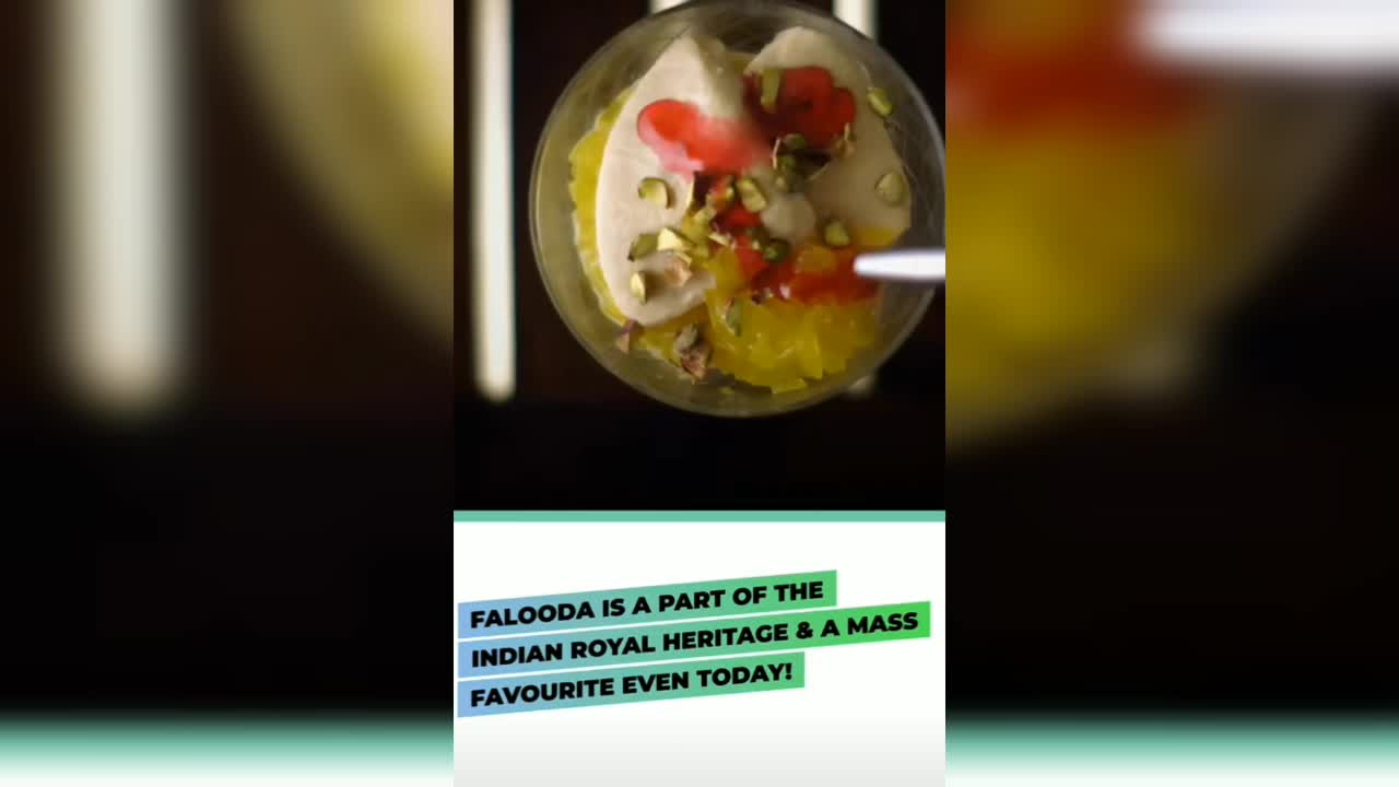 Indian faluda icecream