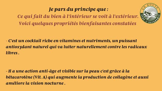 OSEZ et DECOUVREZ les BIENFAITS des JUS CRUS