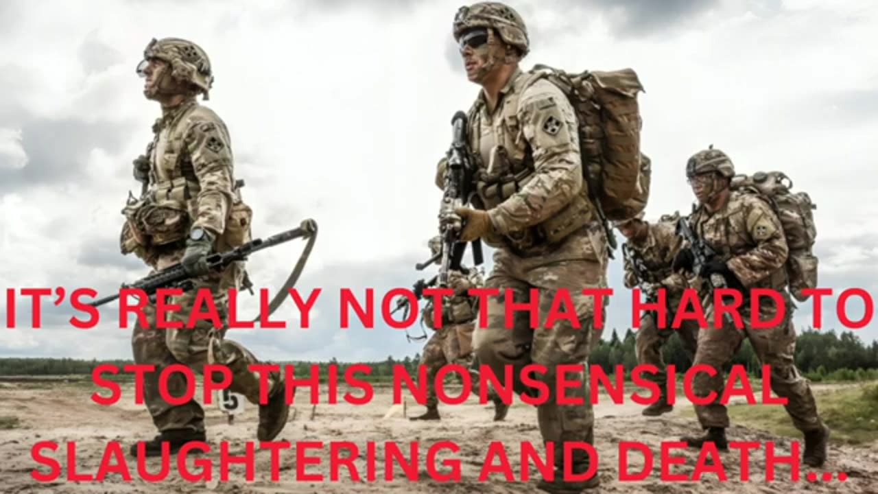 MY SOLUTION TO WAR AND HOW TO BRING PEACE TO THIS WORLD, ONCE AND FOR ALL...