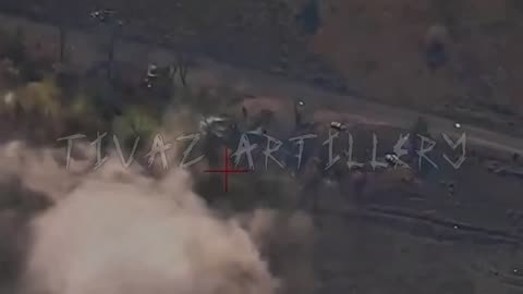 💥 Destruction of Russian Msta-B, - Tivaz division
