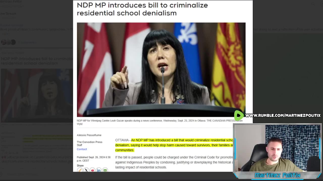 (mirror) Residential School "Denialism" --- Martines Politix