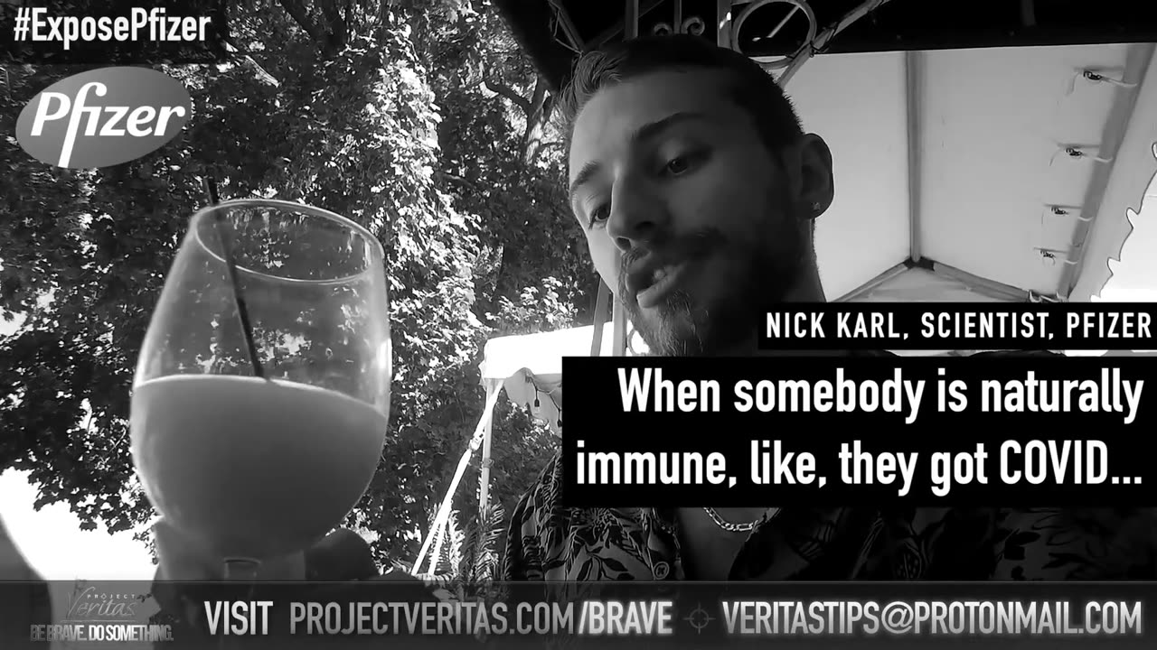 Pfizer Scientist Nick Karl Confronted By James OKeefe Over Shocking Natural Immunity Admission