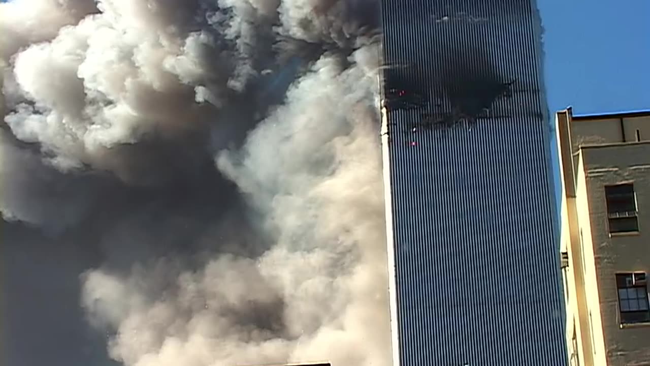 WTC 9/11 Footage filmed from nearby building