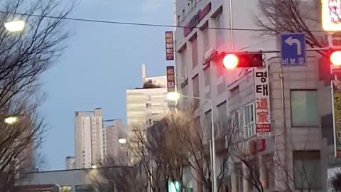 Enjoy the moon at morning