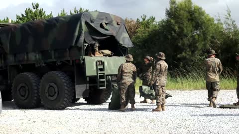 Foreign humanitarian assistance exercise at Camp Hansen, Japan