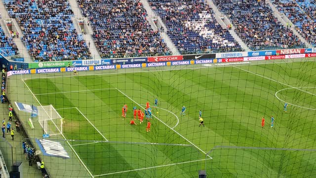 Goal scored at Gazprom arena!!!!