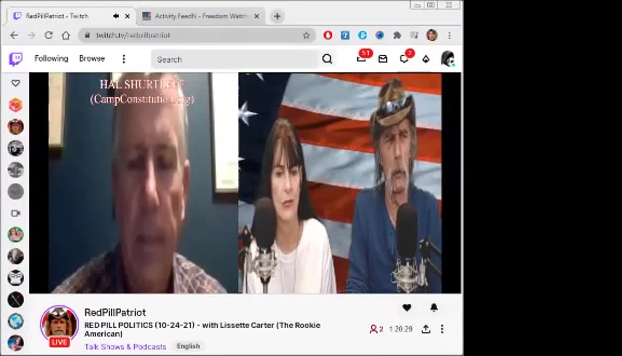 Red Pill Rebel - interview with Lissette Carter + Hal Shurtleff calls in