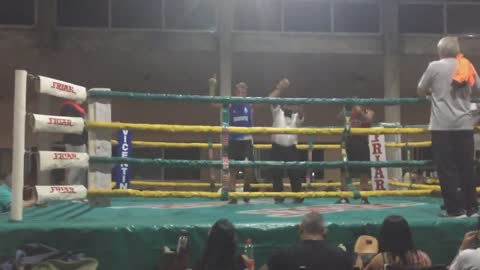 Juan Salvia (ctes azul) vs Elias diaz (sta fe rojo) (pelea nro 40)