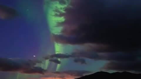 An incredible view of the Northern Lights from Whitehorse, Yukon