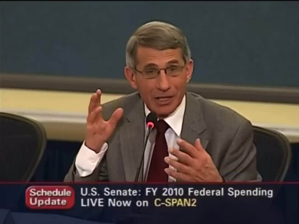 Fauci on Dec 11, 2009 explains the Endgame - Mandatory Universal Vaccine