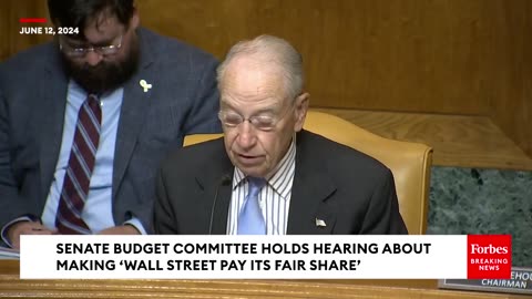 Chuck Grassley Asks Expert About Biden’s Tax & Spending Agenda Being A ‘Broken Promise’