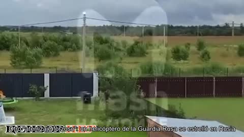 Otro "aterrizaje forzoso": un helicóptero de la Guardia Rusa se estrelló en Rusia