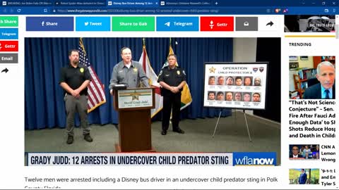 Disney's the Bus driver was Caught in a predator sting