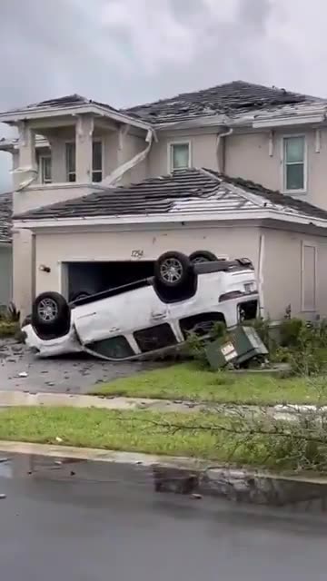 Tornado Tears Thru Avenir Neighborhood in Palm Beach Gardens Before Hurricane Milton Lands