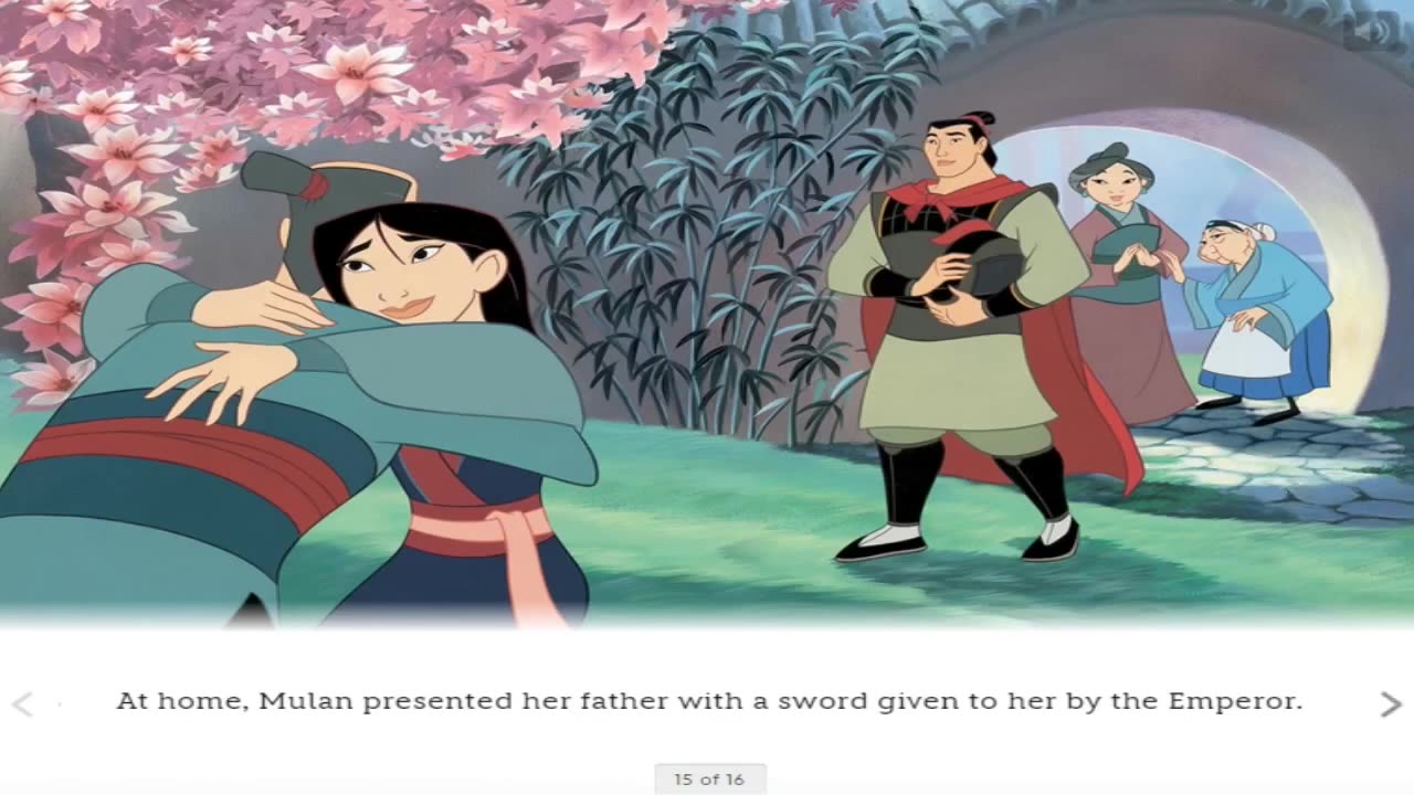 Bedtime story | Disney's Mulan Story