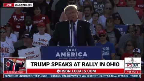 President Trump “[Biden’s] shaking hands with the air. He’s walking around somewhat bewildered.