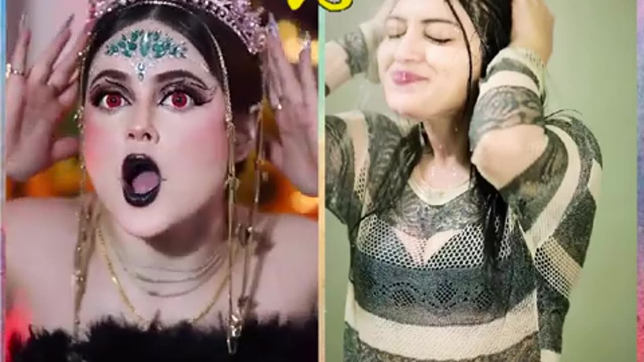 Who Does better??? Daizy Aizy 🆚 Sony Karki #trending #viral #horrorstories #shorts