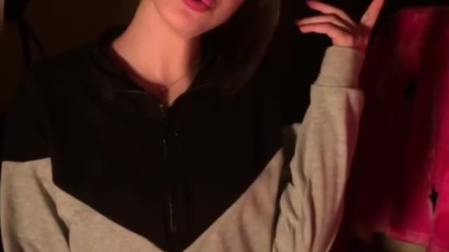 The Girl is singing