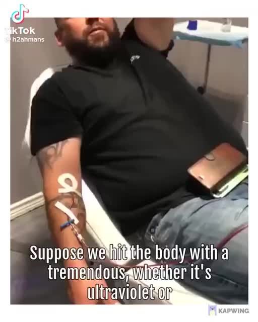 Ozone therapy kills any germs