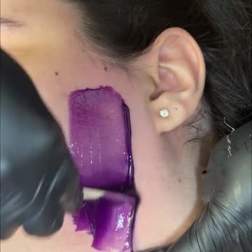 Face Waxing Session with WaxUniversity Using Sexy Smooth Purple Seduction Synthetic Hard Wax!
