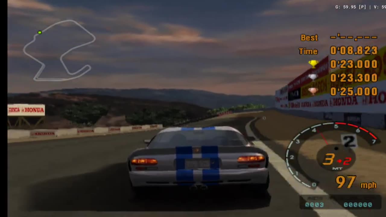 Gran Turismo 3 - License Test IA-5 1st Try(AetherSX2 HD)