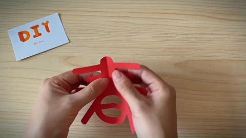 Manual paper-cutting tutorial, method of spring pattern!