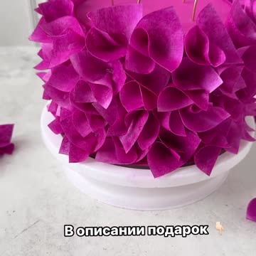 Популярный декор торта с вафельной бумагой