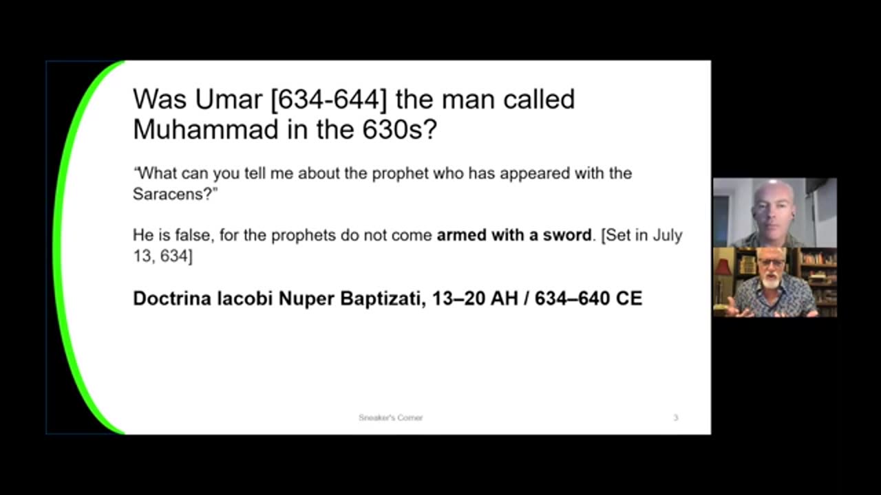 63 Oops, we got the wrong Muhammad! It's Umar!