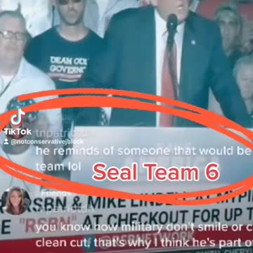 Seal team 6 member at trump rally!